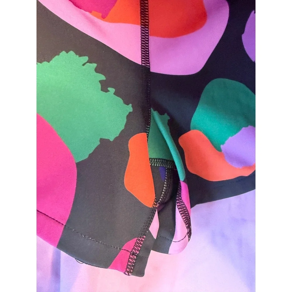 Emily McCarthy Sport With Joy Abstract Floral Athletic Skort Womens Large L